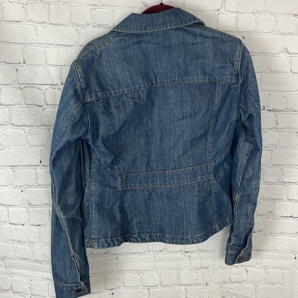 Eddie Bauer Jean Jacket Button Up Size XS - Picture 7 of 8